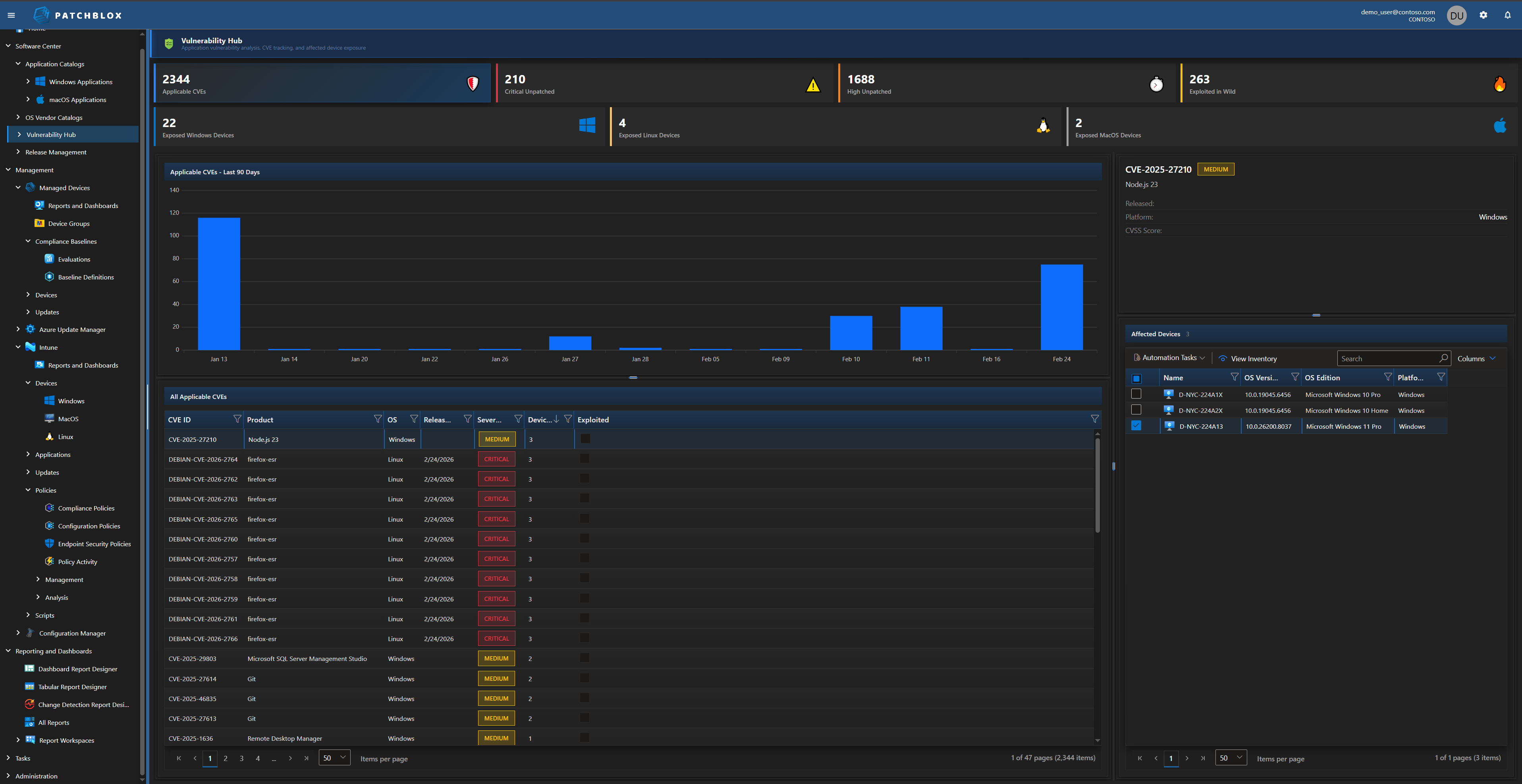 Application Vulnerability Hub