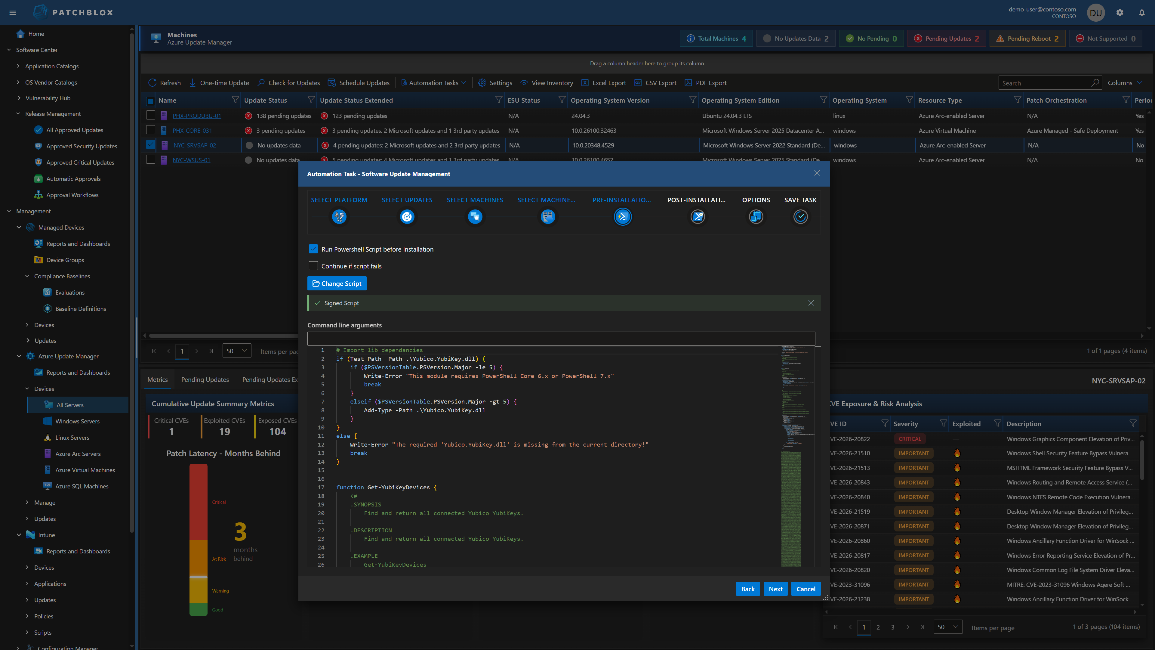 Pre and Post Installation Scripts