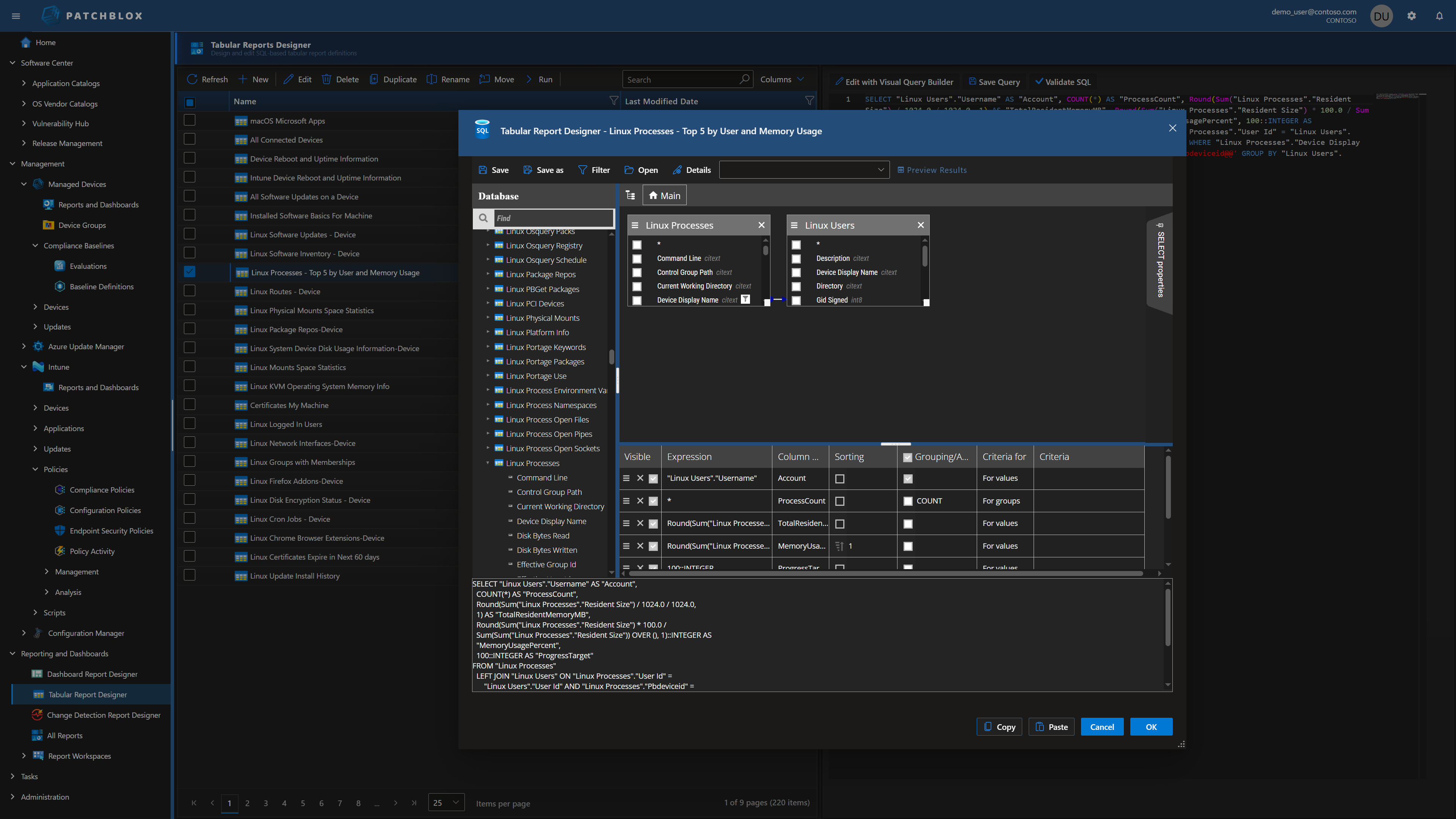 Visual Query Builder