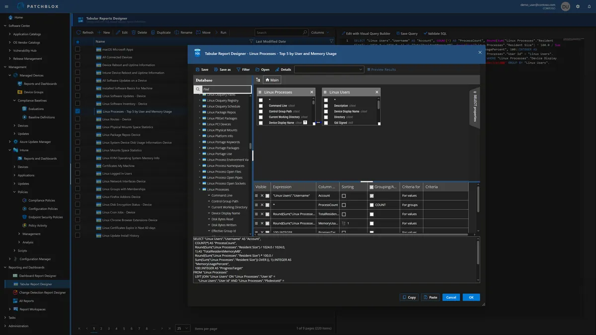 Visual Query Builder